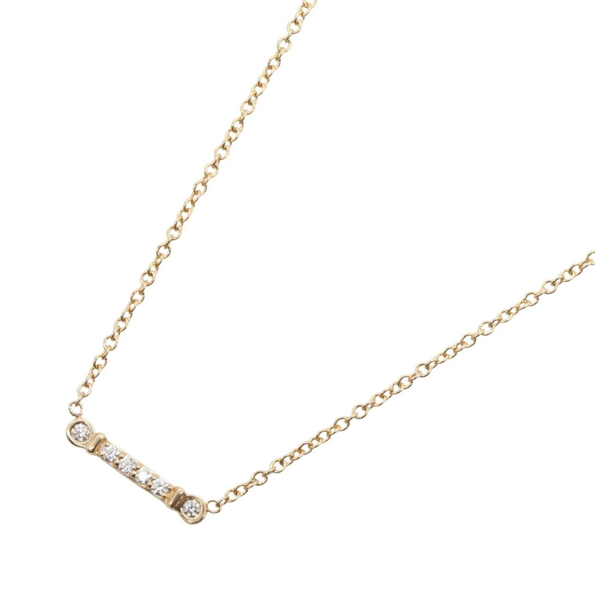 Tiffany Authentic 18k Gold Diamond Necklace